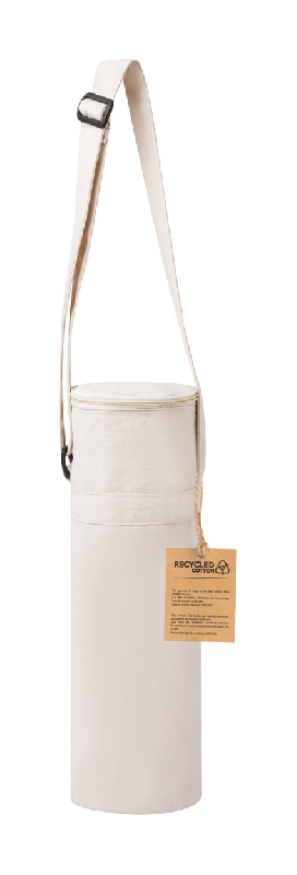 Sac isotherme - coton recyclé avec rembourrage et bandoulière en aluminium - 60g_1