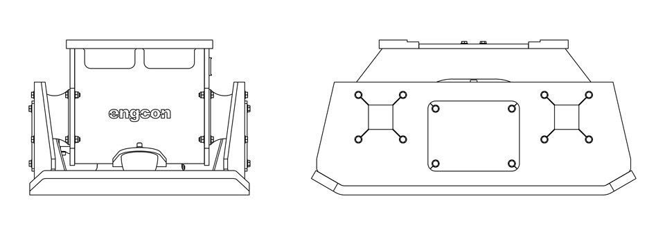 Plaque de compactage de sol pour pelle de 12 à 26 tonnes - engcon france - PC6000_1
