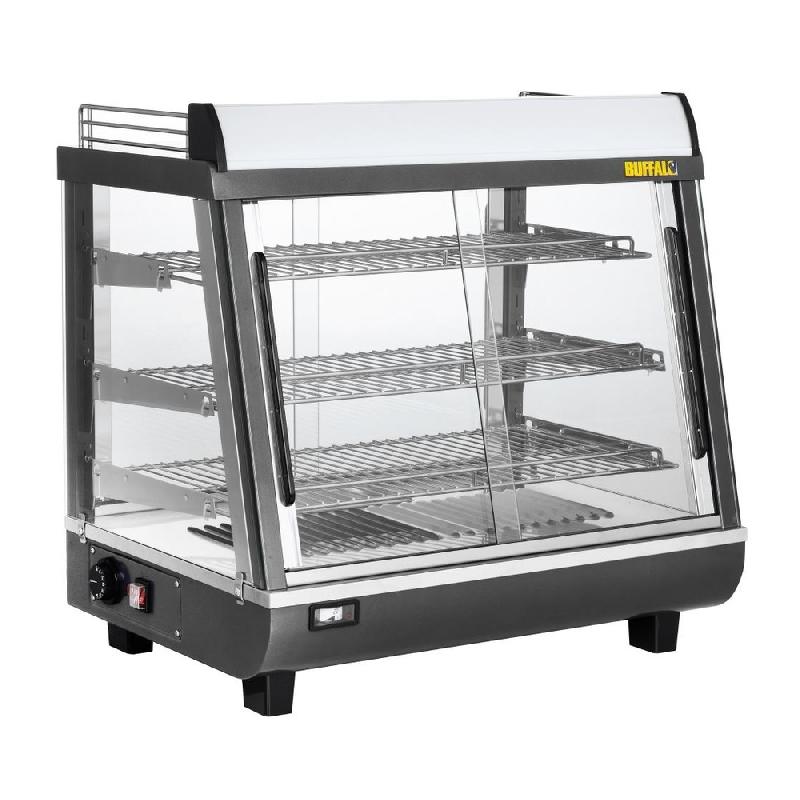 Vitrine chauffante portes avant et arriere 96L - Buffalo - HW927_1