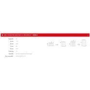 Crhb-2 - Crics pneumatiques 2T à 2 boudins - Sam Outillage - Poids léger 16 kg - Levage max 430mm_1