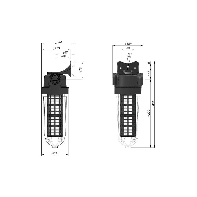 Filtre à Tamis Compact - Cintropur Sl 240 3/4'' - 3,5m³/h_1