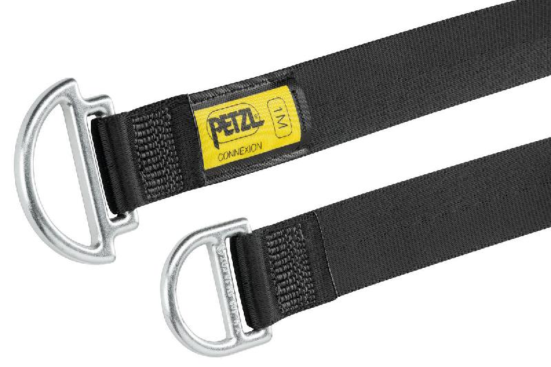 Sangle d'amarrage connexion fixe - Petzl - robuste et multifonctionnelle avec points d'attache en acier forgé_1