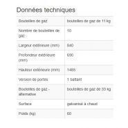 116957w - Armoire pour bouteilles de gaz LB 4 - Extérieure, robuste, pour 8 bouteilles de 11kg ou 4 de 33kg_1