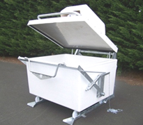 Bac d'équarrissage réfrigéré - 750 litres - Fabrication française - 1500 x 1500 x H 1400 ou 1800 mm_1