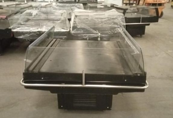 Bac promo réfrigéré sur roulettes avec freins - Longueur 1350 mm_1