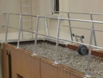 Garde-corps fixe - main courante en tube Ø 35mm - sous lisses en tube rond Ø 35mm_1