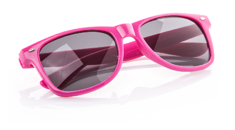 Lunettes de soleil Xaloc - protection UV 400 - plastique - couleur fuchsia_1