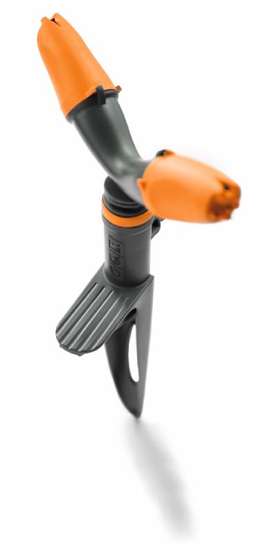 Arroseur 'Rotax' sur piquet - couleur orange_1