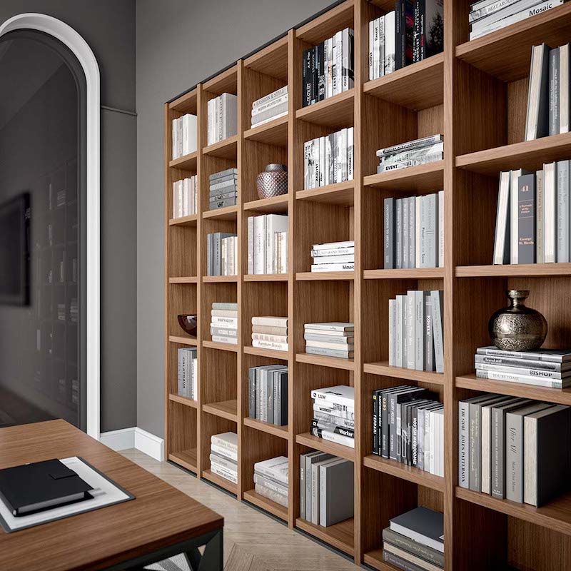Bibliothèque  design contemporain  et modulable pour l'archivage des documents_1