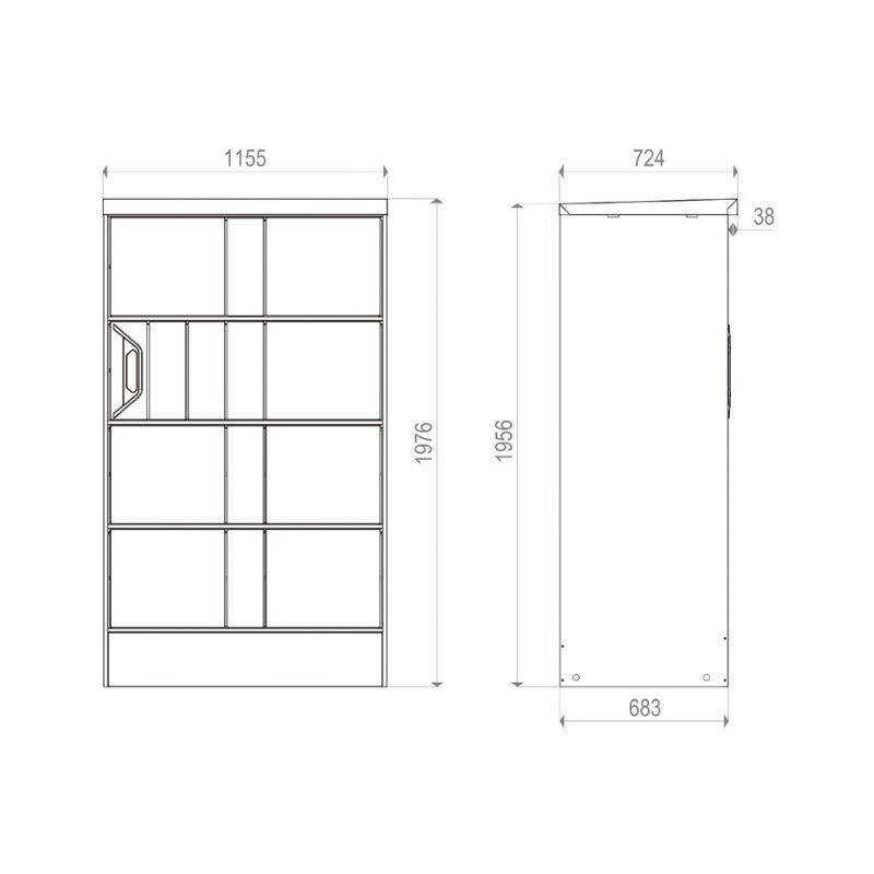 Consigne à colis intelligente sans connexion internet_1