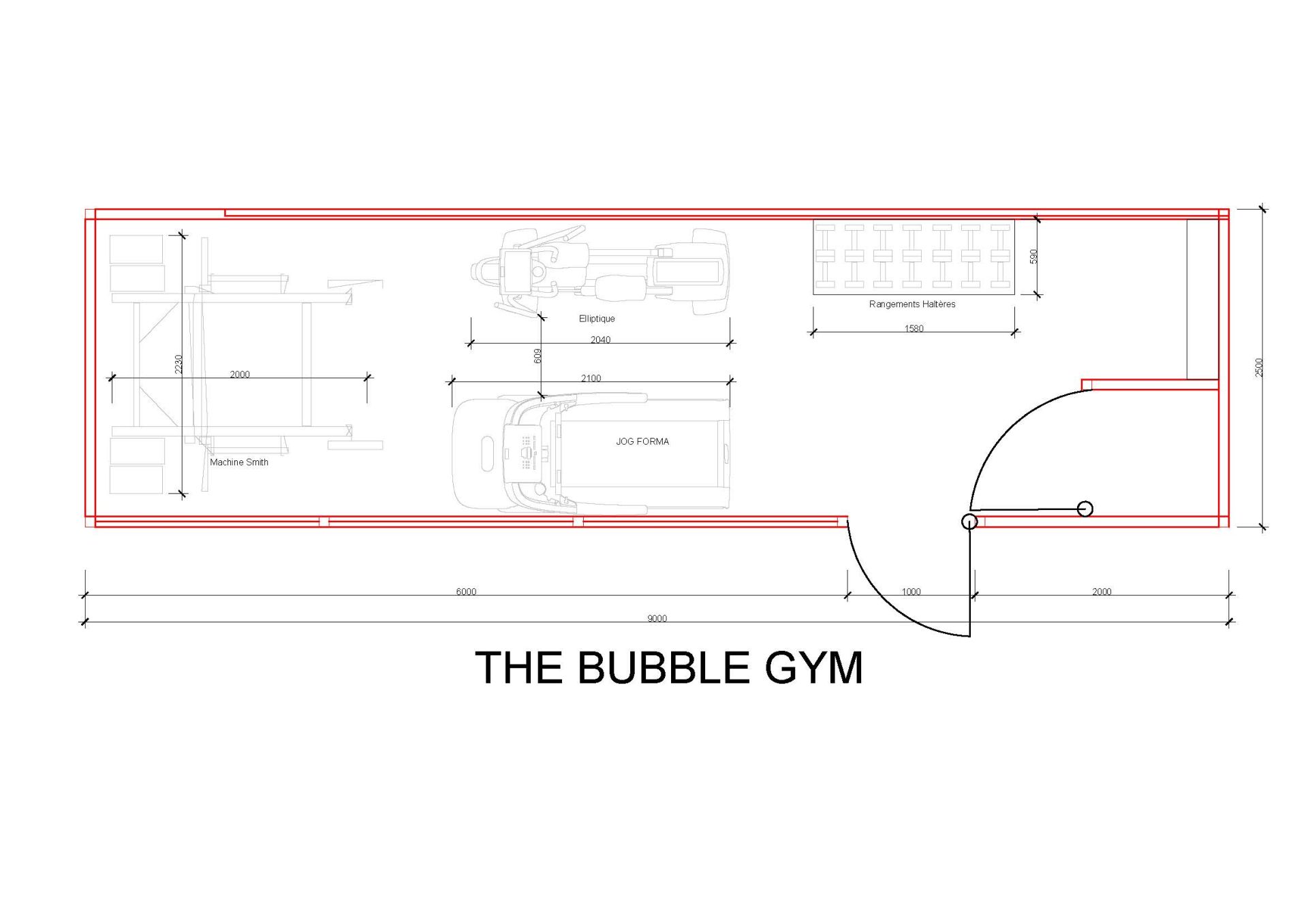 Container salle de sport - espace d'entraînement mobile modulable avec isolation thermique et phonique_1