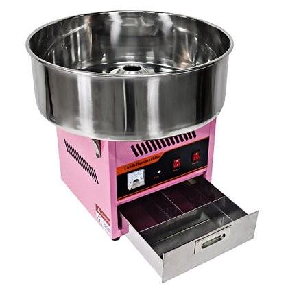 Machine à barbe à papa professionnelle cuve Ø 52 cm - rose - 1200W | Qdm - HEZW18_1