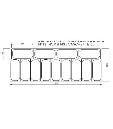 Vitrine à crèmes glacées, à éclairage intérieur led - delight 13 lite / prime iarp_1