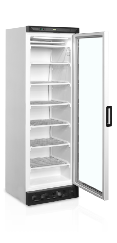 Congélateur vertical de vitrine Statique L.595mm 270L ext.Blanc TEFCOLD_1