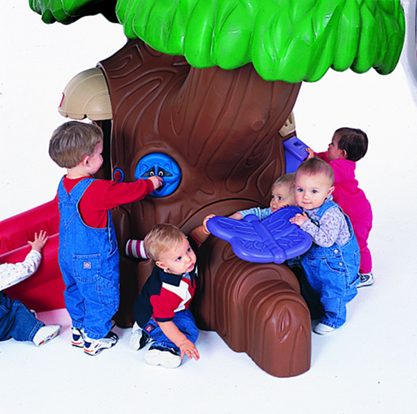Maisonnette sculpture de jeu arbre de conte de fées - Hags réf-8005367 - pour enfants 1 à 5 ans, 205 kg, volume 4,3 m³_1