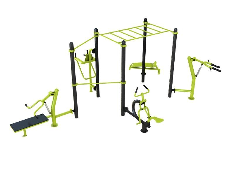 Station Combo 5-3 - Agrès extérieurs de sport - Modules personnalisables et PMR_1