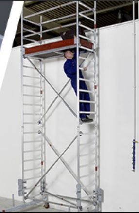 Uni mini echafaudage roulant petite hauteur - layher - hauteur de travail max.8,30 m_1