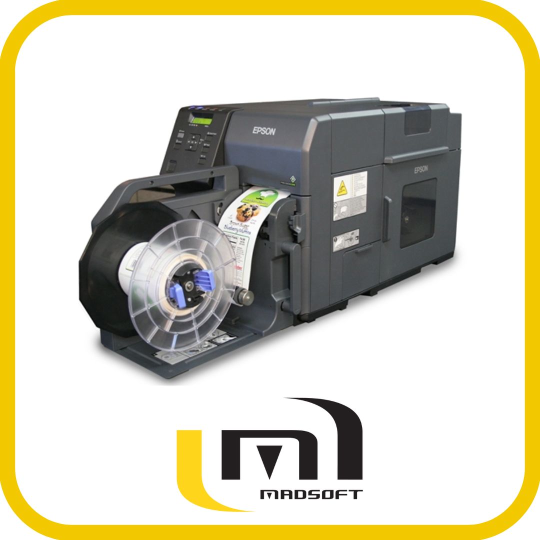 Re-enrouleur pour Epson ColorWorks C7500 / C7500G - largeur jusqu'à 108mm - rotation extérieure_1