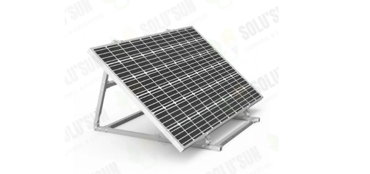 Support au sol, mural ou balcon pour 1 panneau solaire inclinable de 20° à 35° - SOLUSUN_1