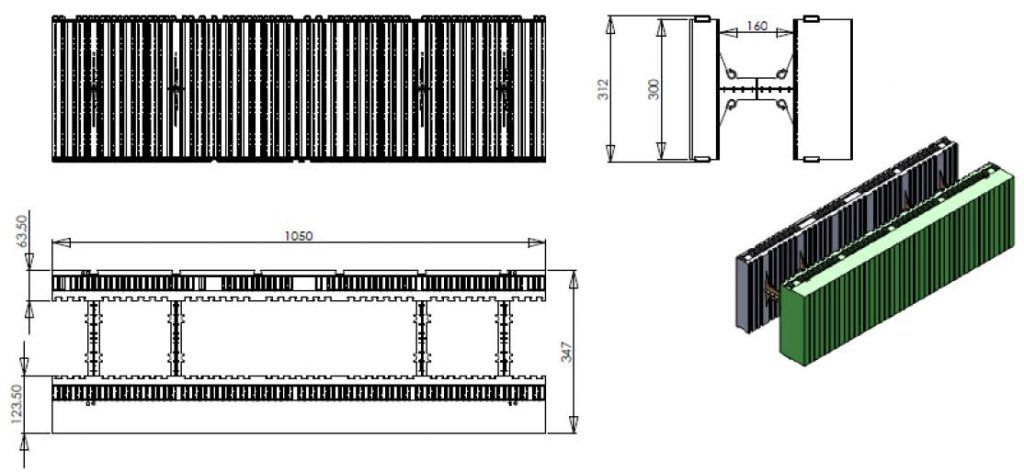 Coffrage isolant pignon - Reverbloc - épaisseur du bloc 34cm - R = 5.38_1