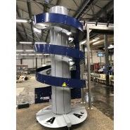 Convoyeur spirale en inox, pour l'élévation ou la descente de produits - cms_1