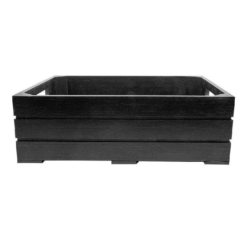 Plateau buffet 1/2 bambou noir 32,5x26,5x10cm_1