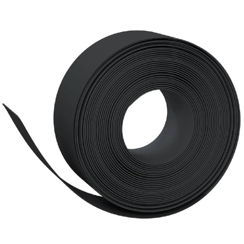 Vidaxl bordures de jardin 3 pcs noir 10 m 20 cm polyéthylène 3155457_1