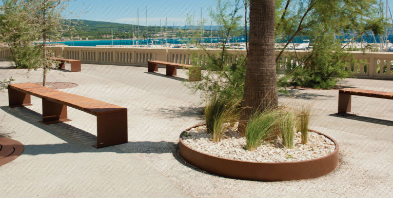 Banc public en bois - Banquette MANTA - Design Studio AlignØCircle_1