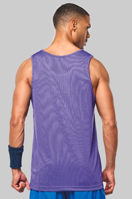 Débardeur de sport homme - PROACT - Réf: PA441 - 100% polyester, séchage rapide_1
