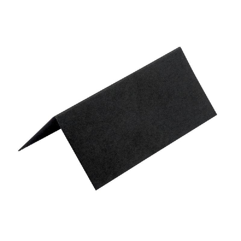 Étiquettes chevalet noir mat 8x7cm - par 120 - Papier_1