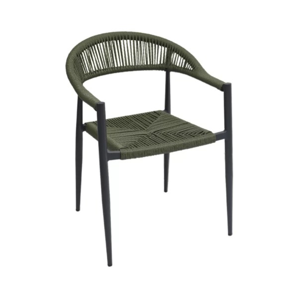 Fauteuil en aluminium gris SANTANA - Stamp_1