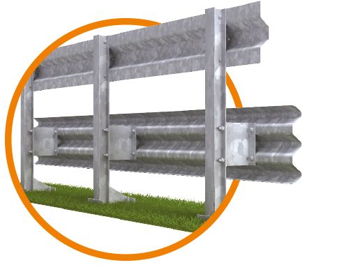 H4-w3 3 ondes - glissière de sécurité - marcegaglia buildtech - barrières pour bordure pont_1
