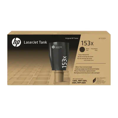 Kit de recharge de toner HP 153X authentique LaserJet Tank, noir_1