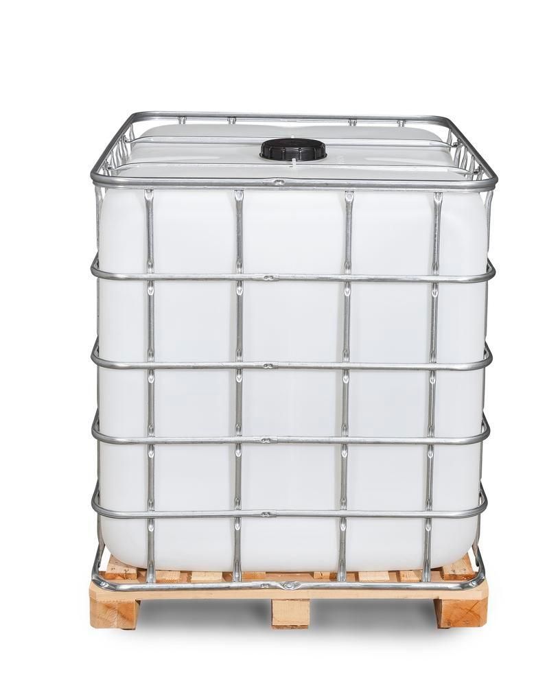 266176w - Cuve Recobulk IBC - Palette bois - 1000 litres - Ouverture DN 150 - Sortie DN 50 - Reconditionnée_1
