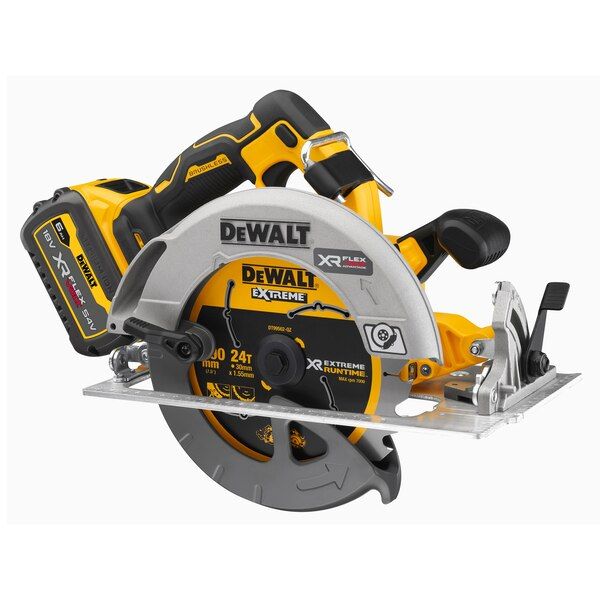 Scie circulaire DCS573T1-QW Dewalt - 18V XR Advantage - 190mm - Poignée additionnelle_1