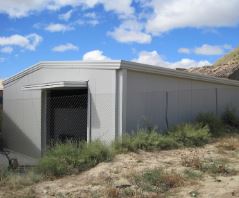 Hangar modulaire gamme ecorapid - Abris ouverts pour chantiers et cours avec structures métalliques - Cualimetal_1