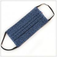 Mask3paquarellebleu - masque en tissu 100% coton - 3 plis - barrette nasale incluse - lavable et réutilisable_1