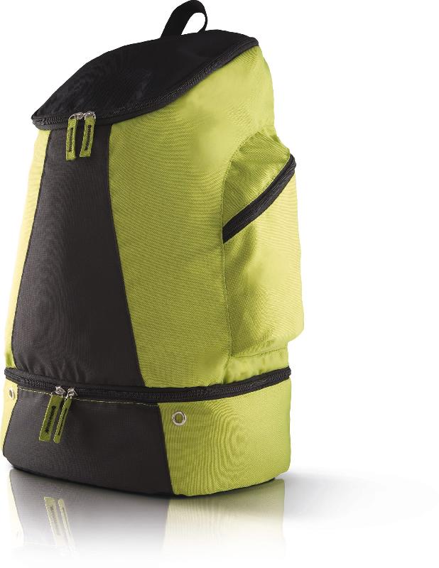 Sac à dos sport - Kimood - Polyester 600D et Ripstop 300D - Compartiment chaussures - Réf: KI0102_1
