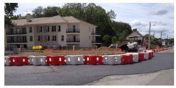 Séparateur de voie ultra compact et pratique pour les environnements urbains - K16 / BALIROUTE 500 - Eco conçu en PEHD et conforme NFP 98-454_1