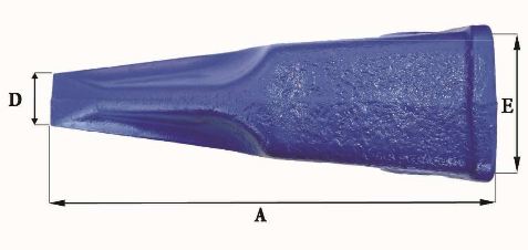 Dents de godet adaptables Feurst 4T 5502 - Références SIZE 50 - 27kg_1
