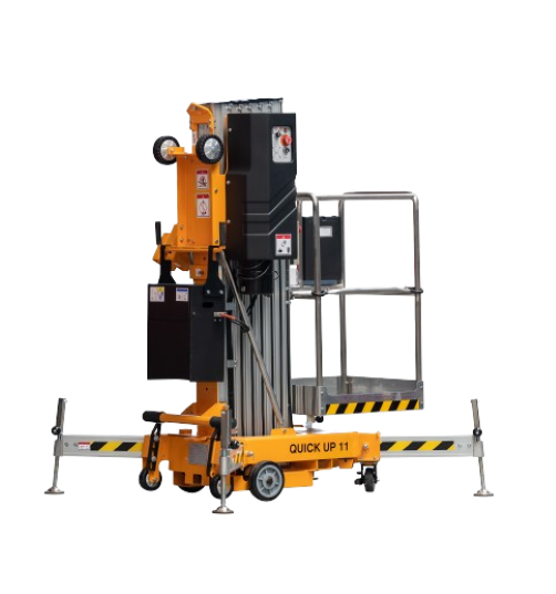 Nacelles Push Around Quick Up  pour vos travaux en hauteur dans des espaces restreints en Isère et Rhône-Alpes  -  disponible en achat neuf et en location de courte à longue durée_1