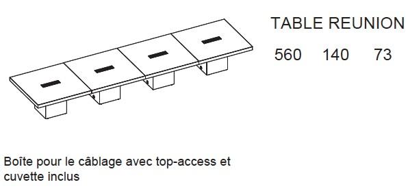Table de réunion T45 - Officity - Orme, 560_1