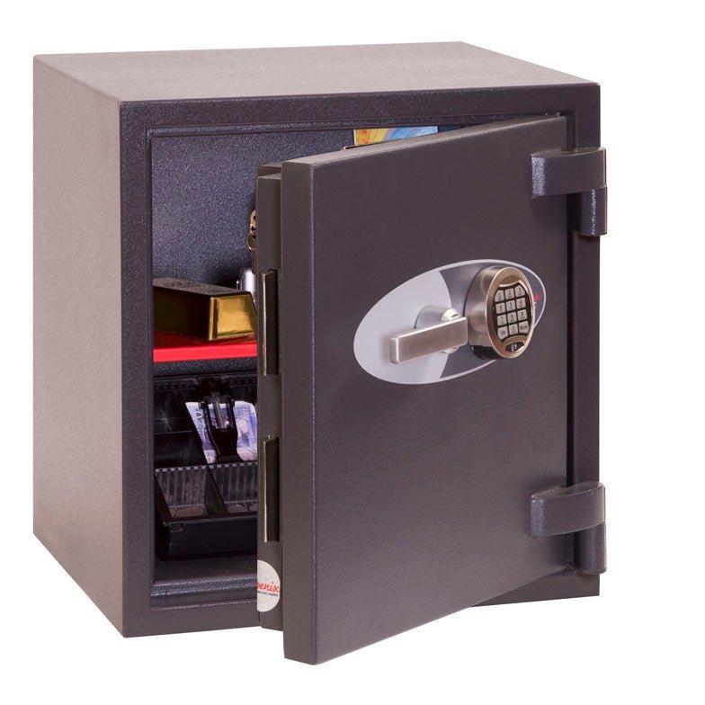 Coffre fort ignifuge certifié - 30 min papier - Grade 3 anti vol - 56 L - PHOENIX ELARA HS3551 - Serrure à clé_1