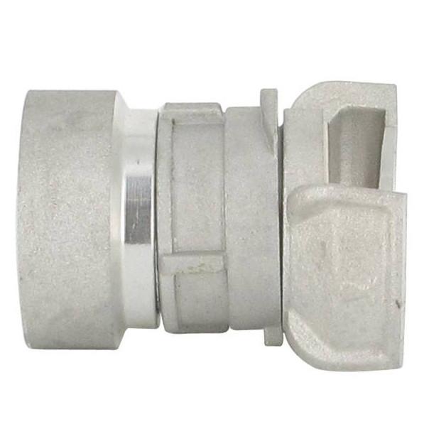 Demi-raccord en aluminium DN 80 mm avec sortie femelle pas gaz 2 pouces