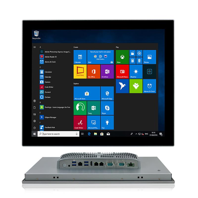 Panel PC industriel fanless 10,4 pouces IP65 avec écran tactile résistif - EVI-10SAR - Intel Core i3/i5/i7, Mémoire extensible jusqu'à 64 Go, SSD M.2 120 Go, Connectique industrielle complète_1
