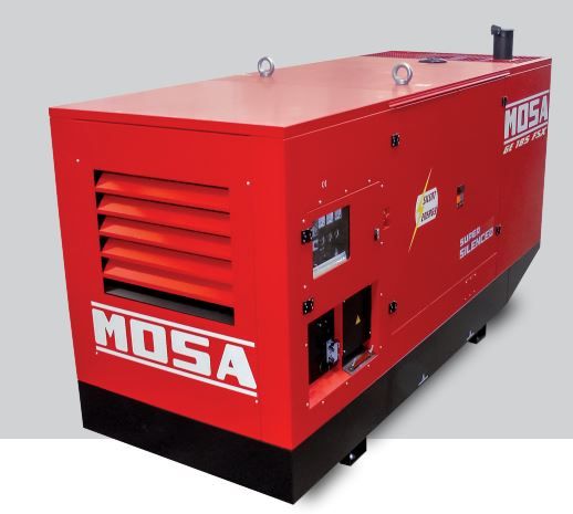 Groupe électrogène diesel MOSA GE 185 FSX - génération triphasée 165 kW - super insonorisé_1