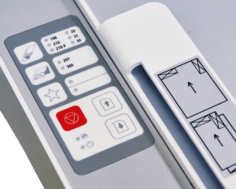 Plieuse électrique Powersinus® Evo XL 30 - Chatel Reprographie - vitesse d'avance 20 m/min - châssis aluminium_1