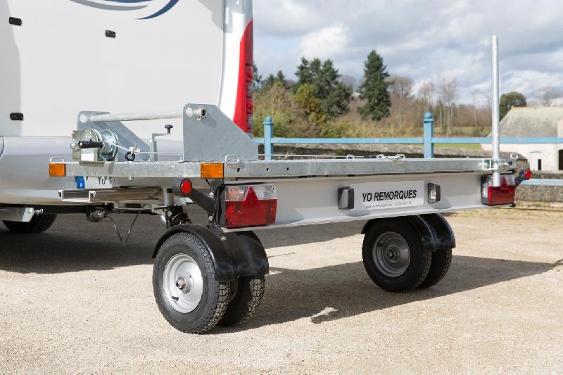 Remorque transversale avec roues pivotantes 360° - YO - CCP5 - Charge utile 230 ou 260 Kg - Reference -HKT-2.5X1.5_1