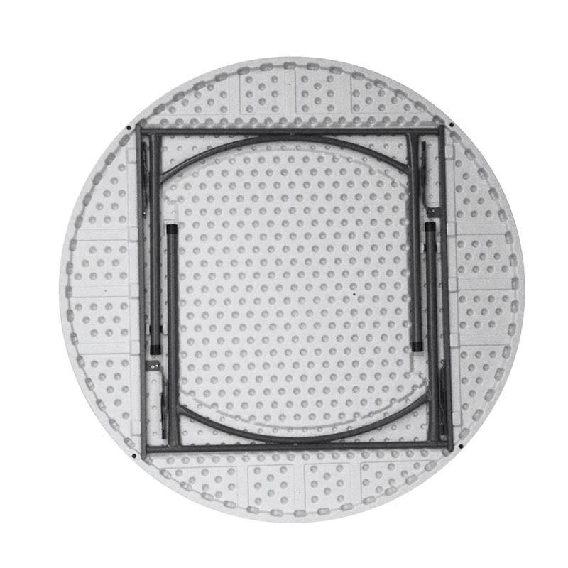 Table pliante ronde HDPE Nimes  Ø180x74 -_1