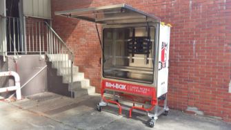 Armoire numérique BIM Box - chariot porte-outil avec châssis aluminium brut et composants robustes_1